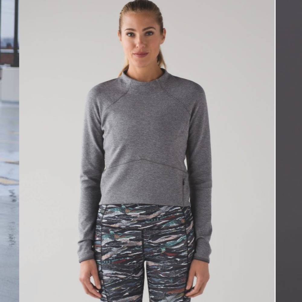 Lululemon Hill And Valley Mock Neck